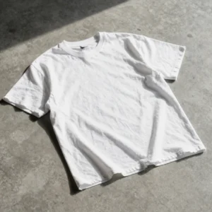 Raw Edge Drop Shoulder Tee